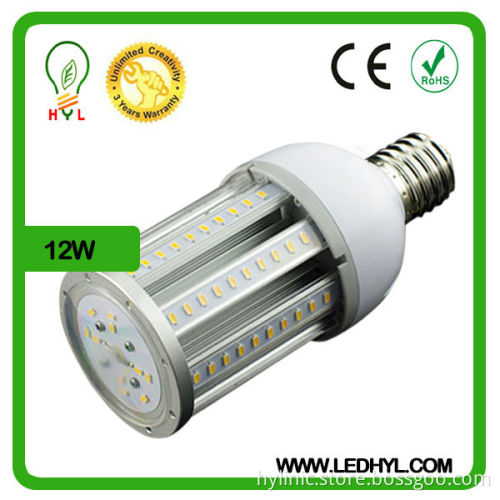 High bright 12W-125 E27 E40 360 degree beam led corn bulb